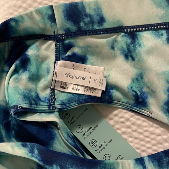 NEW wTags Performance Plus Moisture-Wicking Comfortable Blue/Teal Fits like 2x - Picture 3 of 7